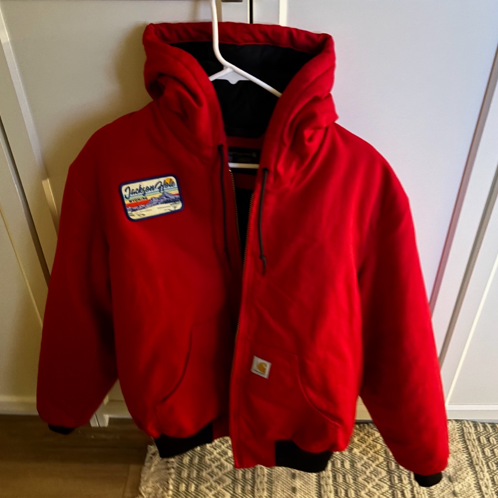 Carhartt Jacket Red Medium Jackson Hole